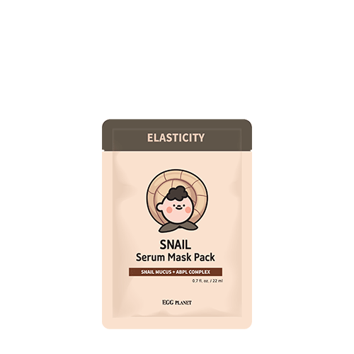 EGG planet SNAIL serum mask pack